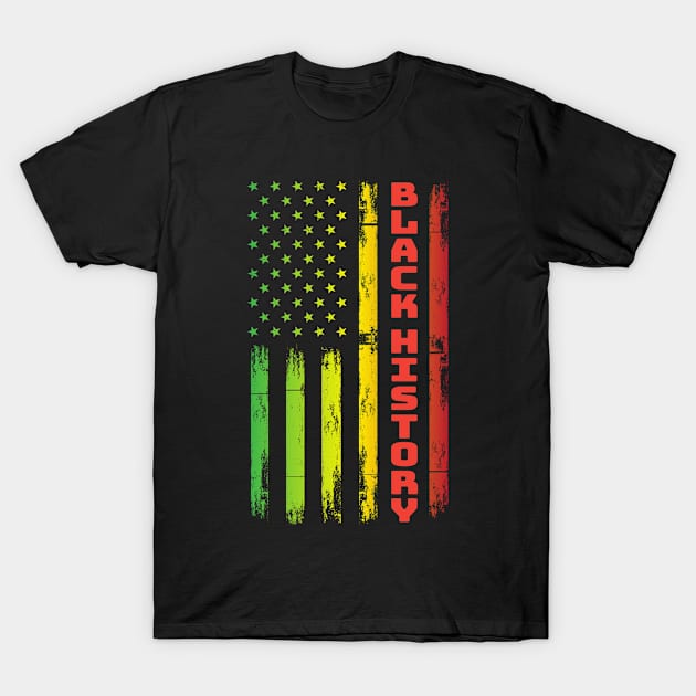 Black History Month Celebration Theme T-Shirt by JB.Collection